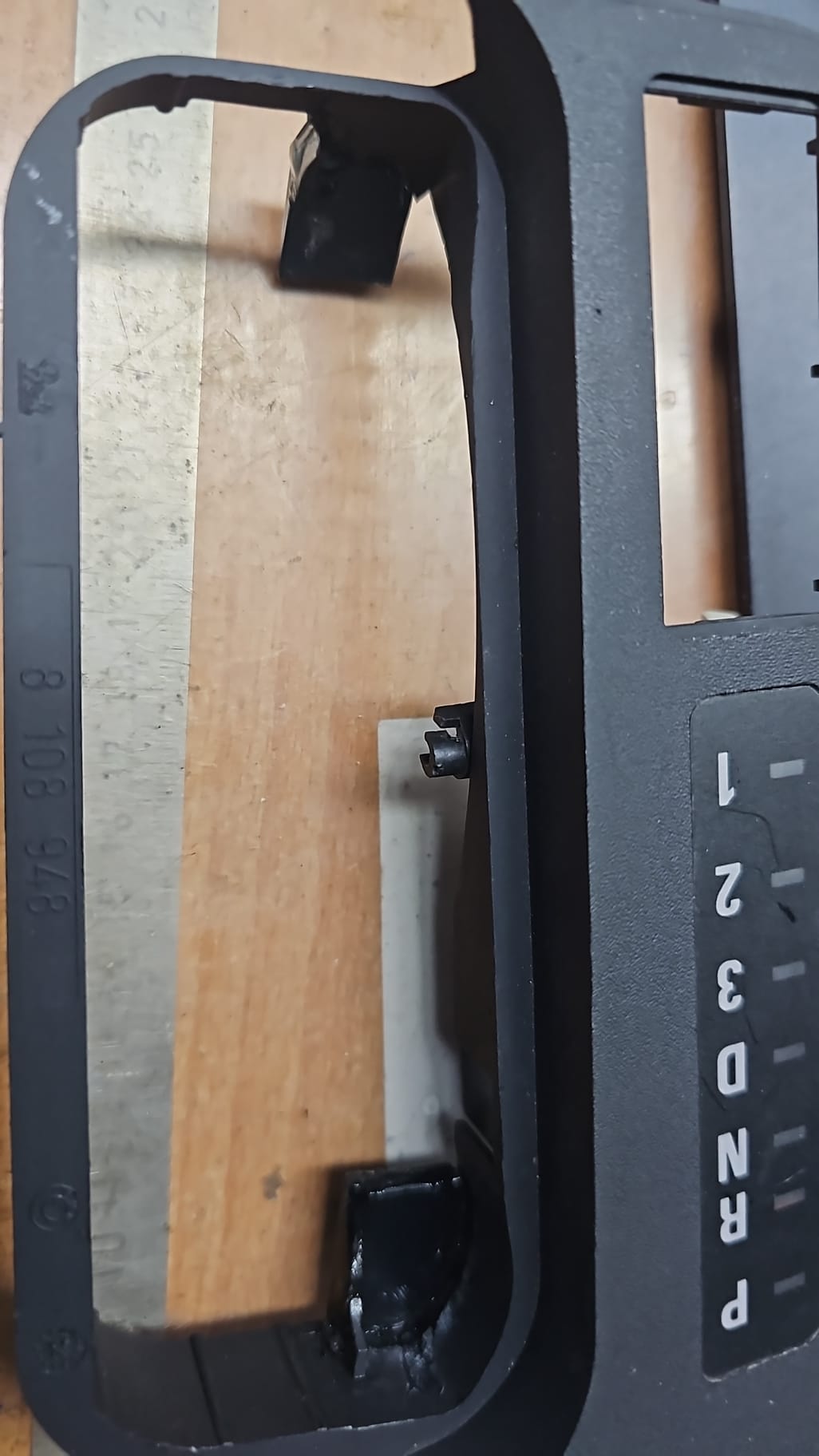 Reparatur Wählhebelblende E31